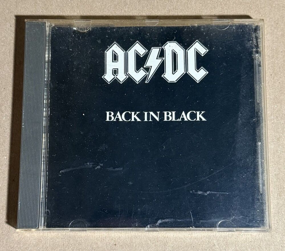 AC/DC - Back In Black CD 1980 Remastered Rock Atco Label - Tested